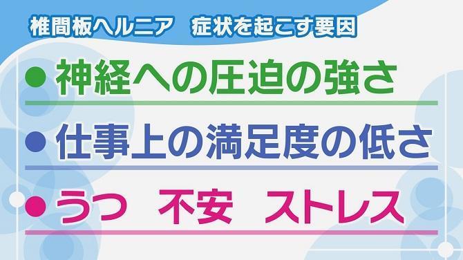 椎間板ヘルニアの要因となる解説図