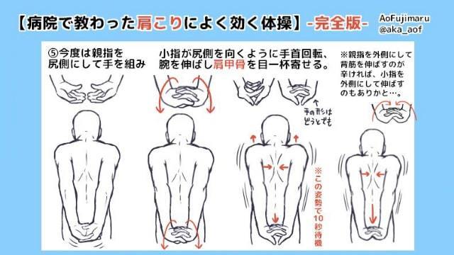 肩こりへのセルフケア方法の画像